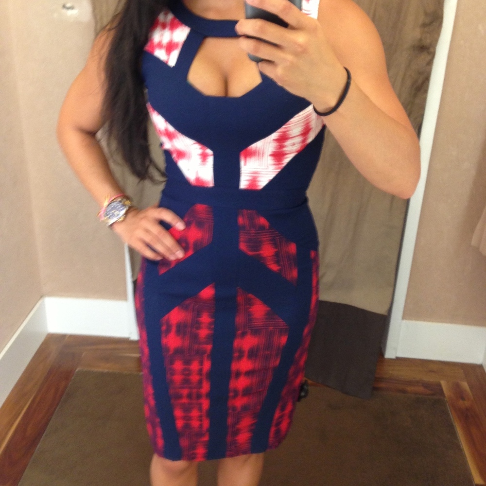 BCBG Max Azria Body Con Cutout Dress New With Tags